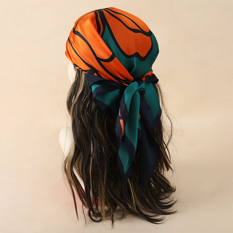 Korean Style Stylish Beach Arm Bag Silk Scarf