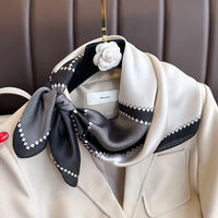 Korean Style Stylish Beach Arm Bag Silk Scarf