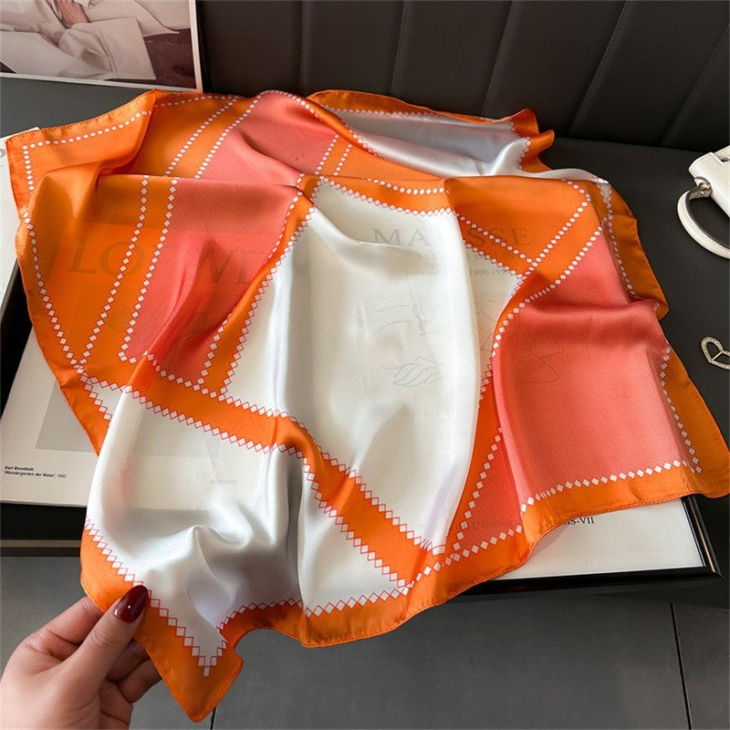 Korean Style Stylish Beach Arm Bag Silk Scarf