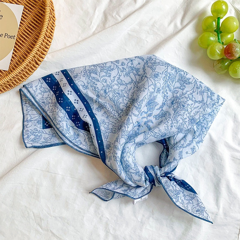 Korean Style Stylish Beach Arm Bag Silk Scarf