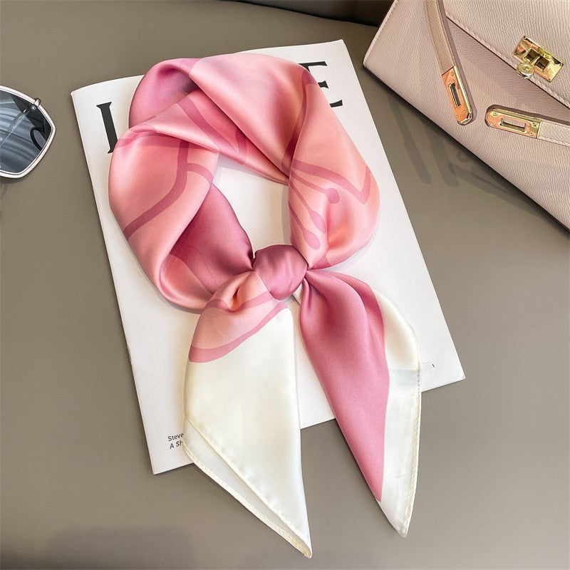 Korean Style Stylish Beach Arm Bag Silk Scarf