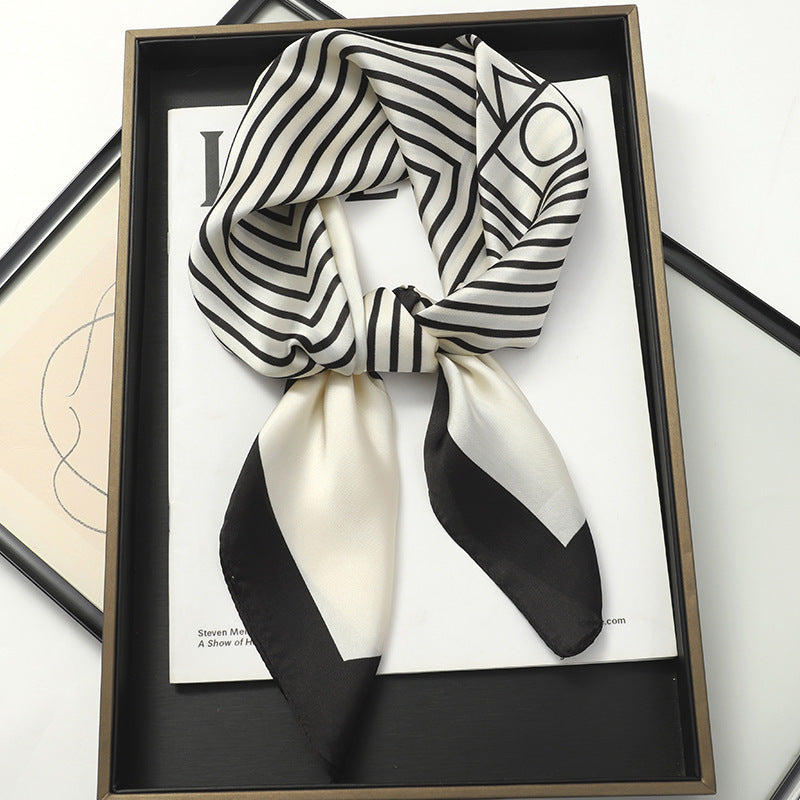 Korean Style Stylish Beach Arm Bag Silk Scarf