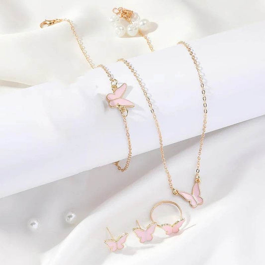 Butterfly Pendants Necklace set - Norteast.style