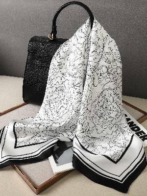 Korean Style Stylish Beach Arm Bag Silk Scarf