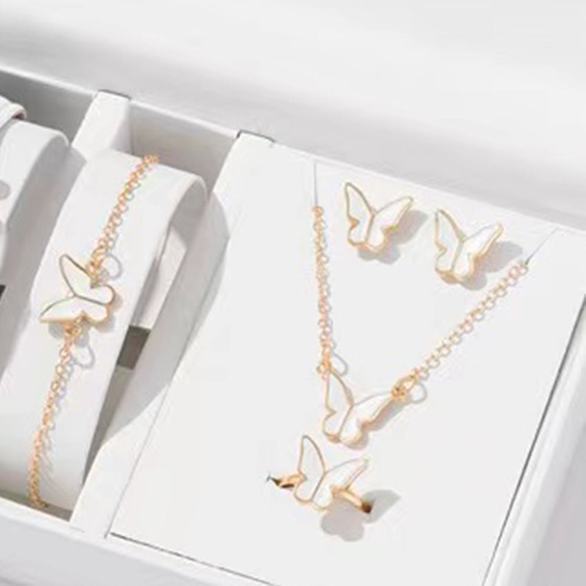 Butterfly Pendants Necklace set