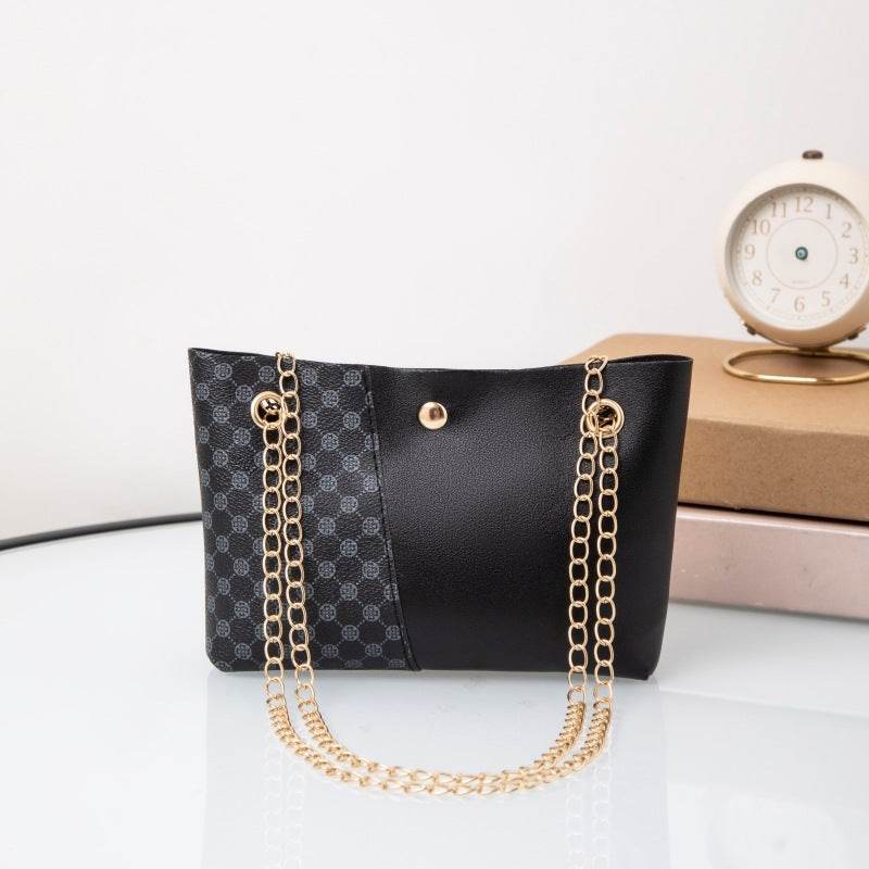 Dotted Prints Chain Shoulder Messenger Bag - Norteast.style