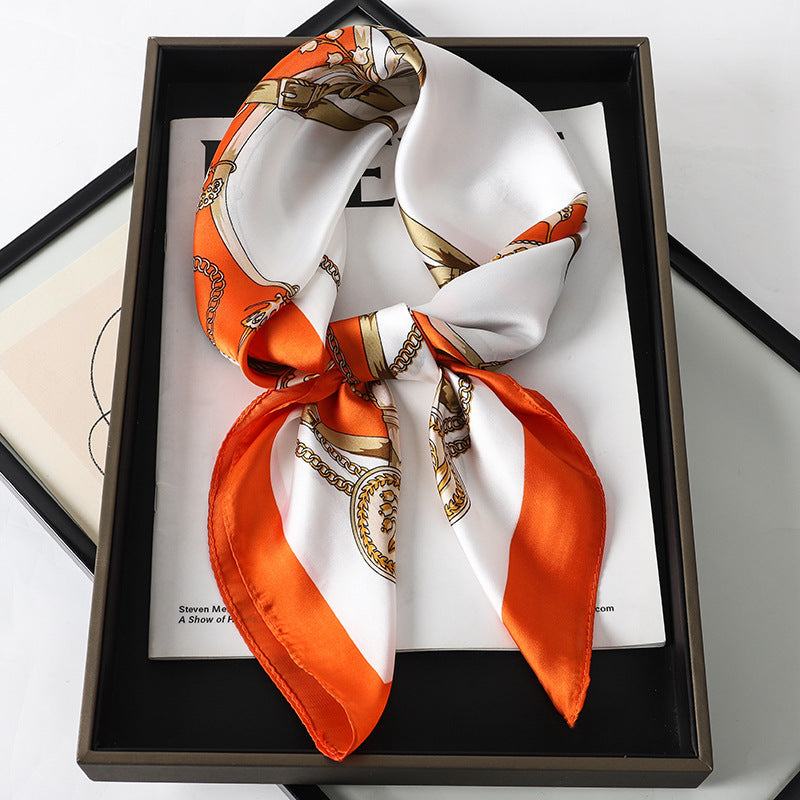 Korean Style Stylish Beach Arm Bag Silk Scarf