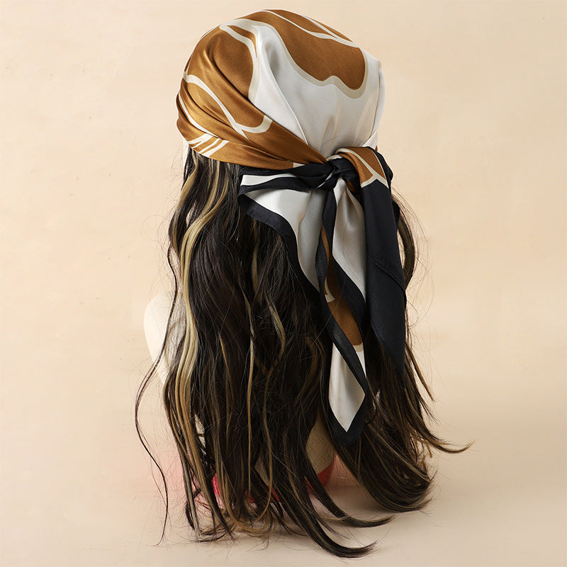 Korean Style Stylish Beach Arm Bag Silk Scarf