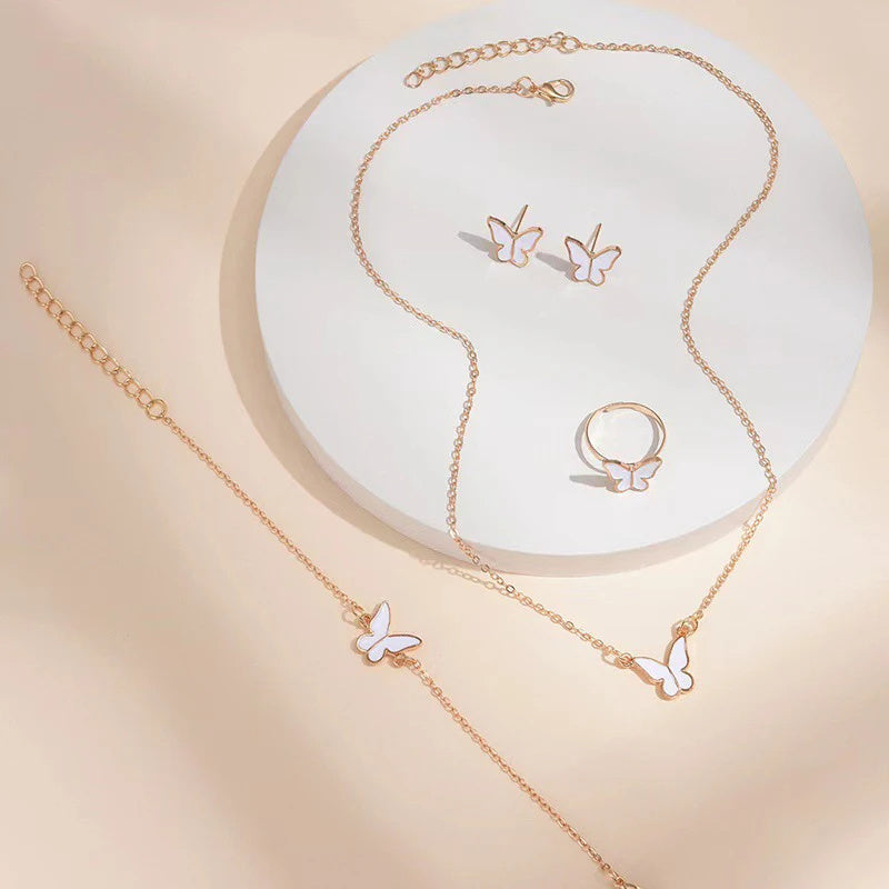 Butterfly Pendants Necklace set