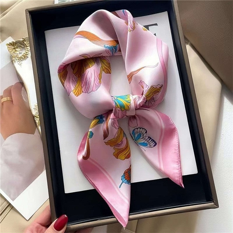 Korean Style Stylish Beach Arm Bag Silk Scarf