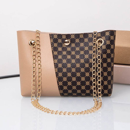 Dotted Prints Chain Shoulder Messenger Bag - Norteast.style