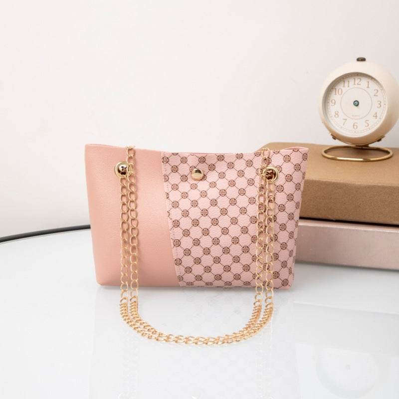 Dotted Prints Chain Shoulder Messenger Bag - Norteast.style