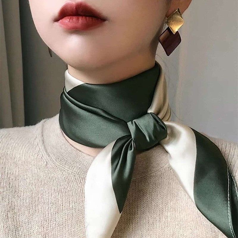 Korean Style Stylish Beach Arm Bag Silk Scarf
