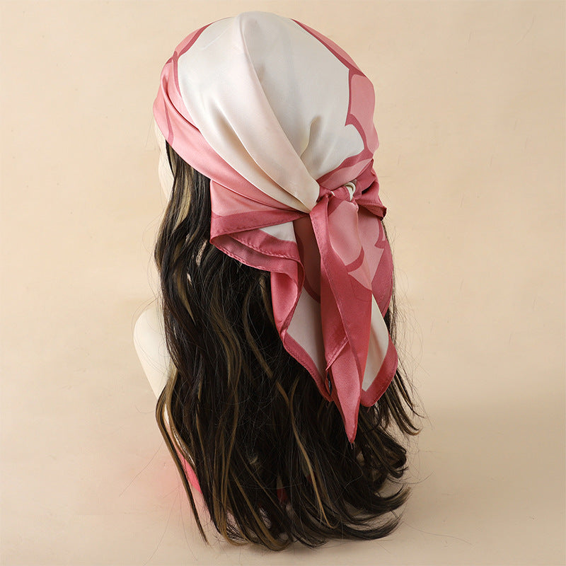 Korean Style Stylish Beach Arm Bag Silk Scarf