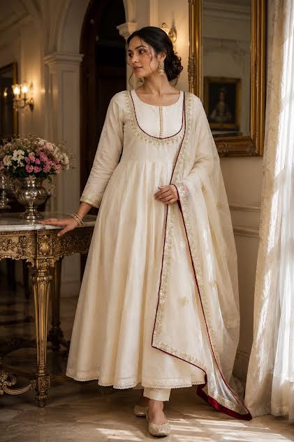 Roman Cotton Anarkali