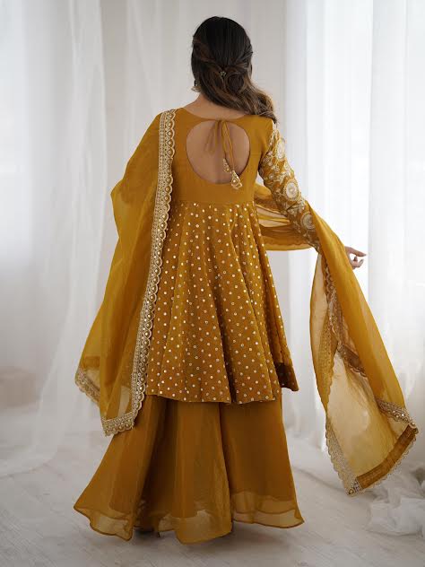 jhumkas Sharara Palazzo Set