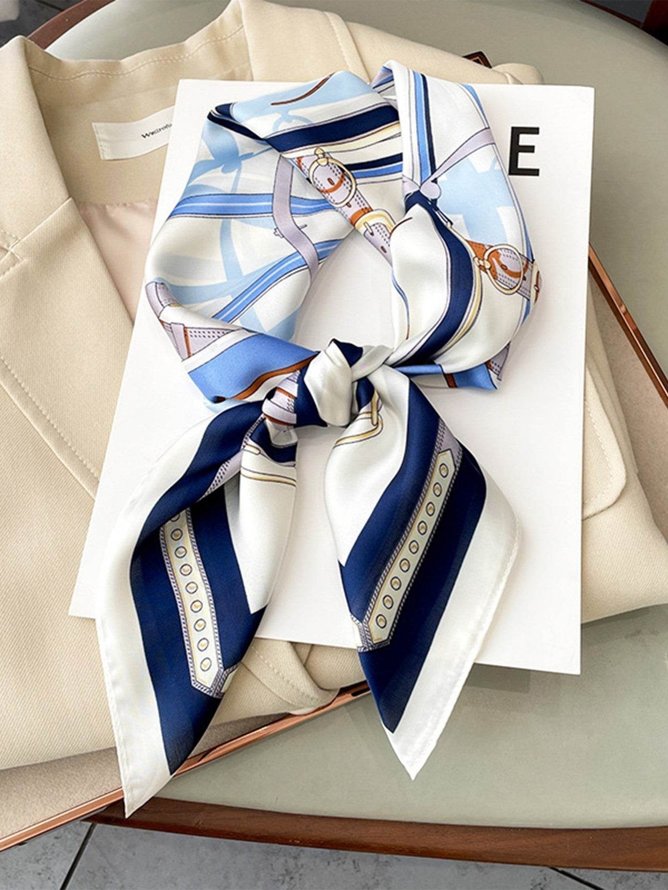 Korean Style Stylish Beach Arm Bag Silk Scarf