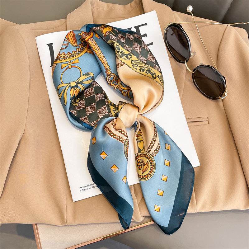 Korean Style Stylish Beach Arm Bag Silk Scarf
