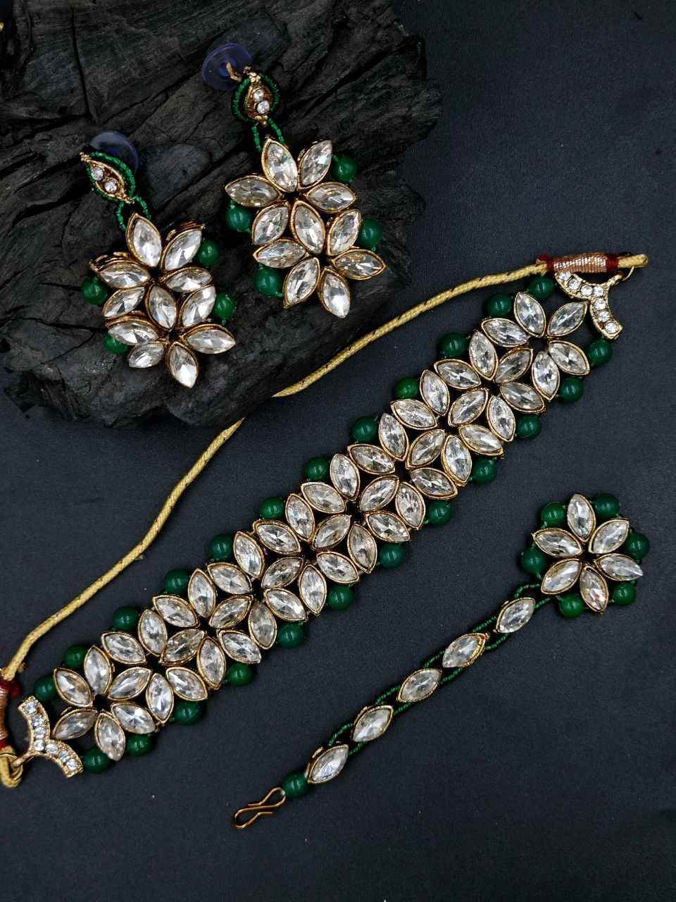 White Stone Mehendi Polish JEWEL - Norteast.style