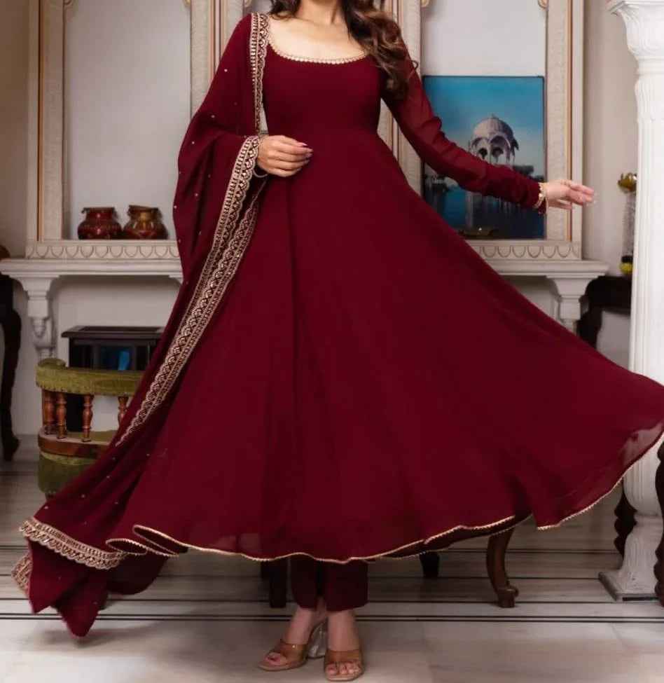 Amaira Georgette - saffron - silk - foj6c