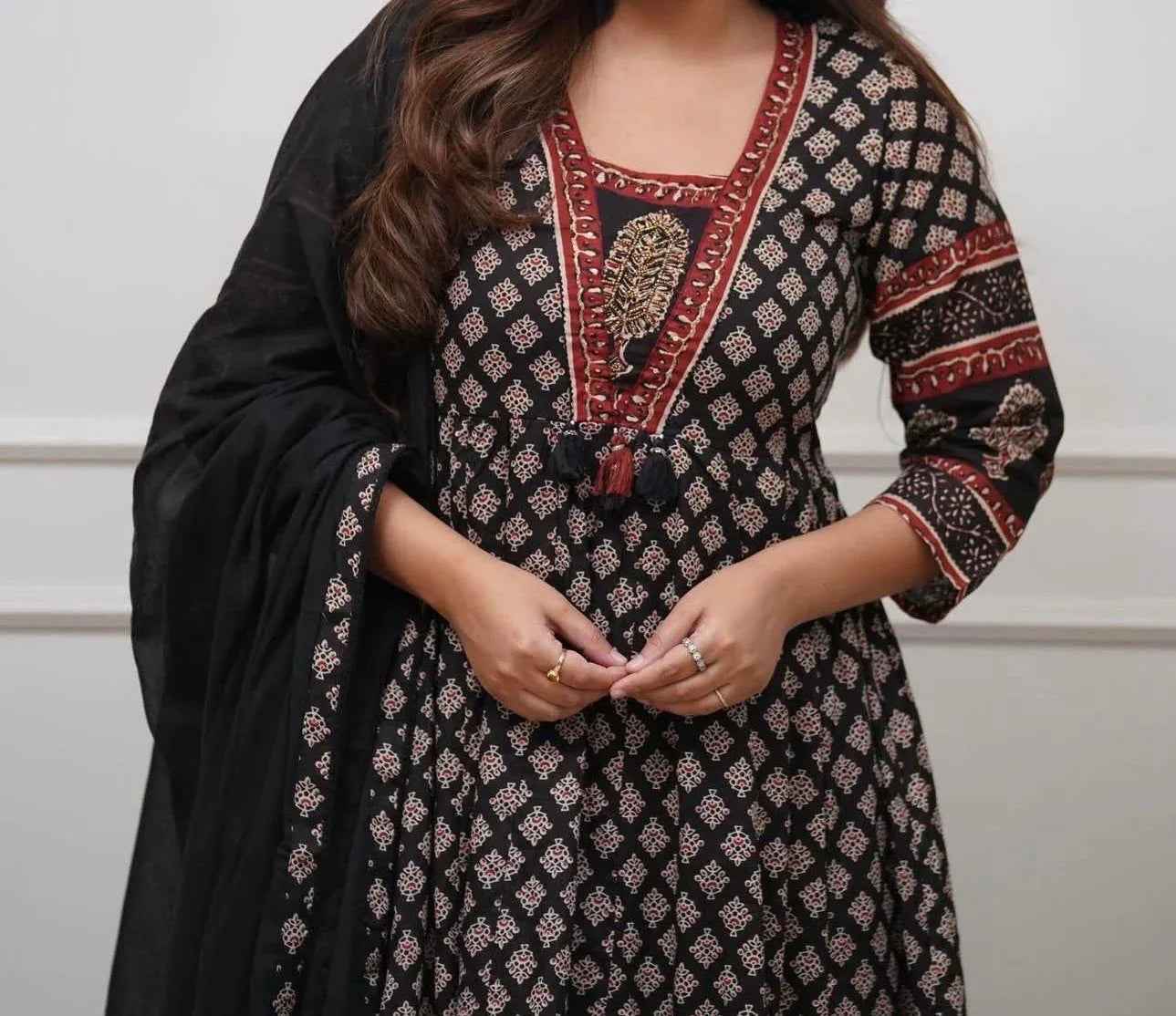 Anvi Kurti - saffron - silk - foj6c