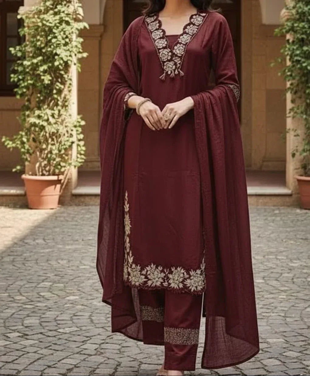 inya-kurti-2171804 - saffron-silk-foj6c
