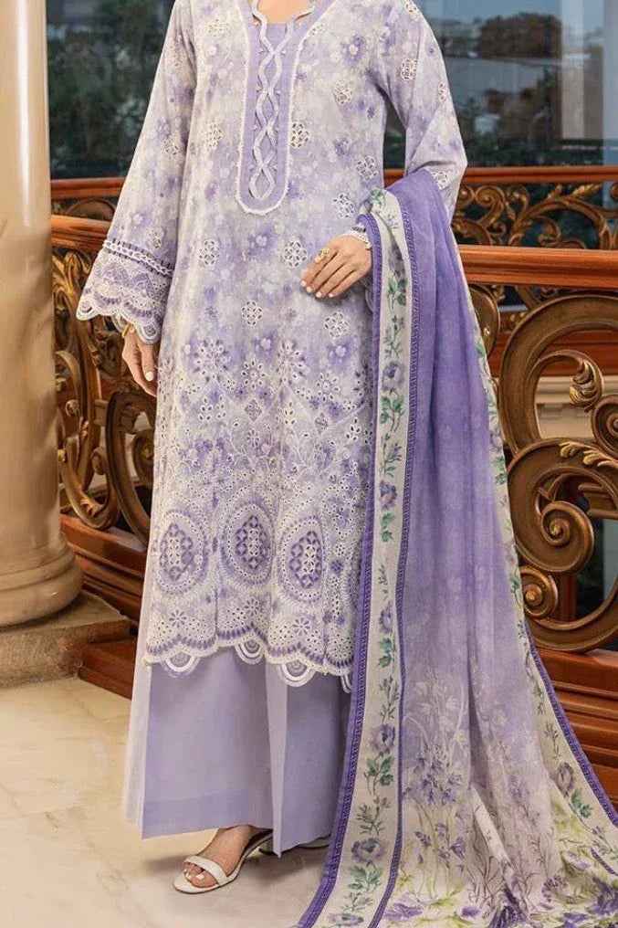 Niva Chikankari - saffron - silk - foj6c