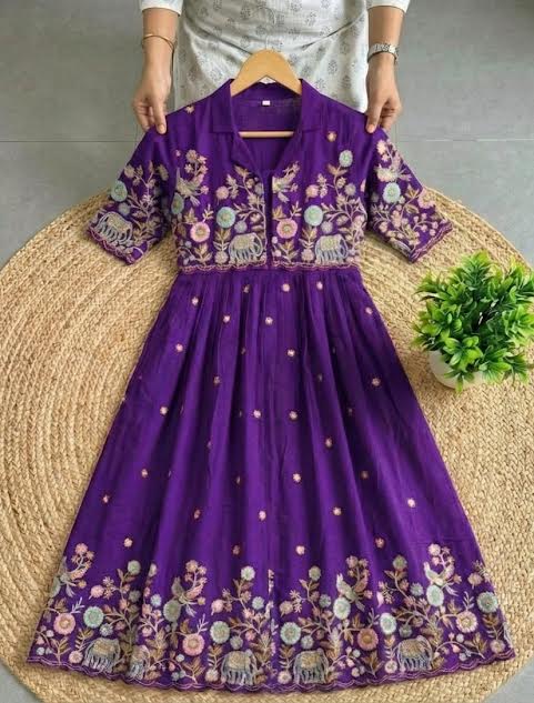 Rhiya Gown set - saffron - silk - foj6c