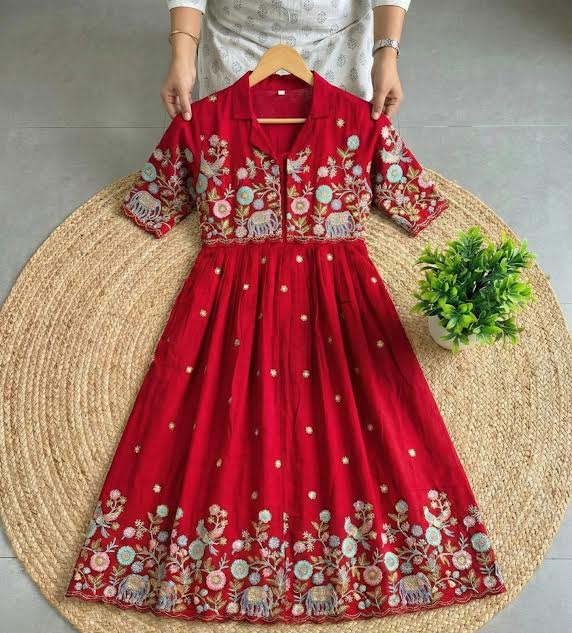 Rhiya Gown set - saffron - silk - foj6c