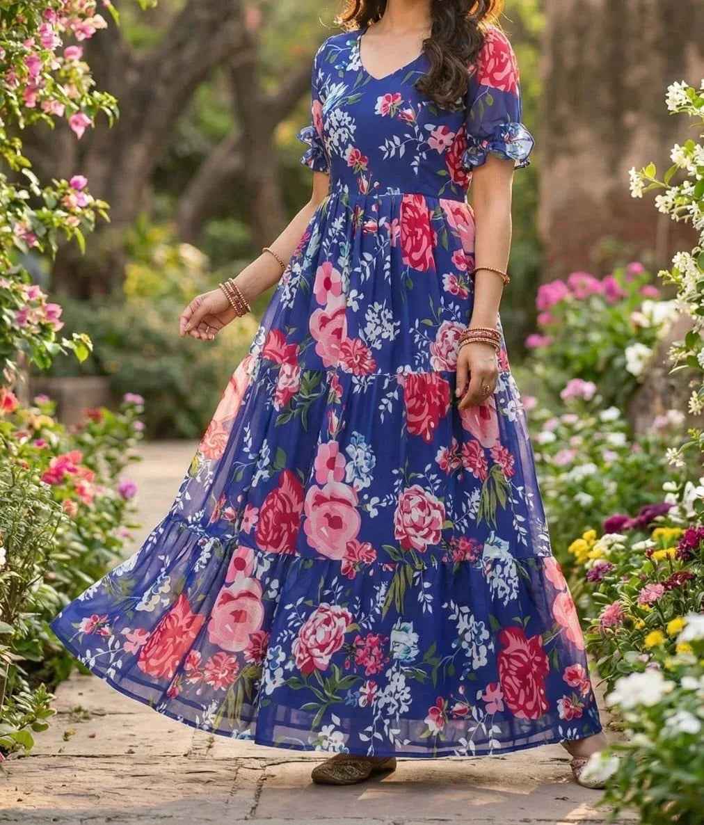 Saisha Georgette - saffron - silk - foj6c