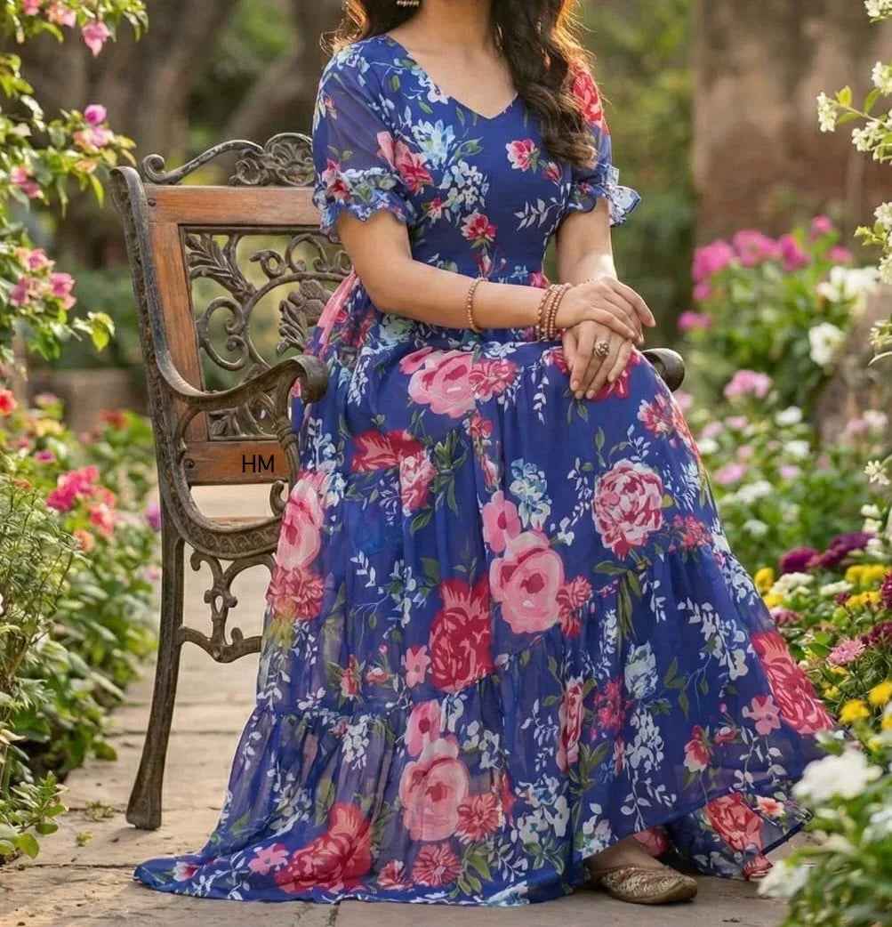 Saisha Georgette - saffron - silk - foj6c