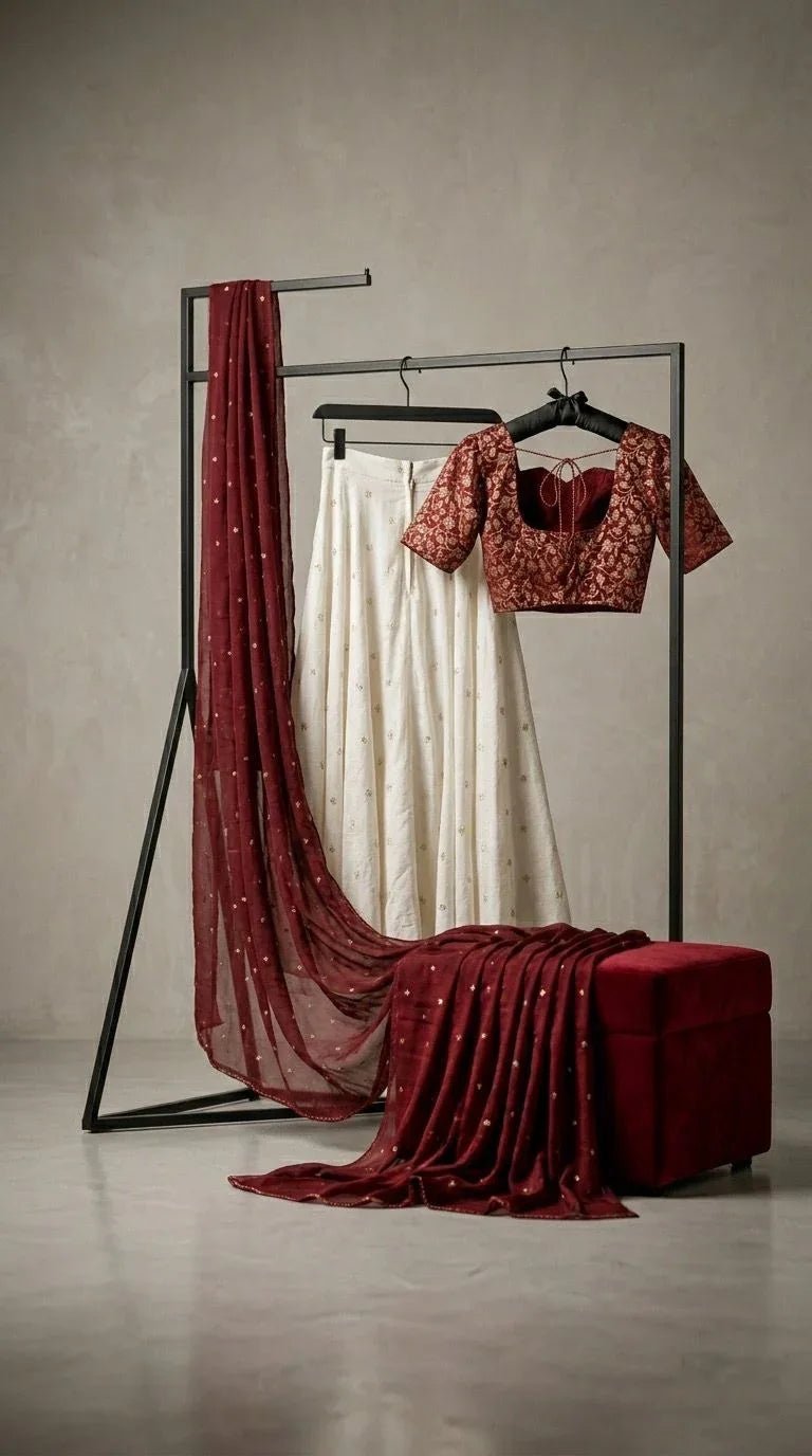 Tavi Saree - saffron - silk - foj6c